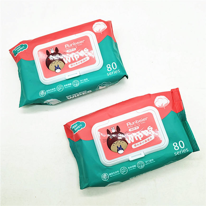 P031C suministro directo de fábrica Totoro 80 tapa de sellado de plástico toallitas húmedas 10 Yiwu tienda de dos yuanes fuente de franquicia
