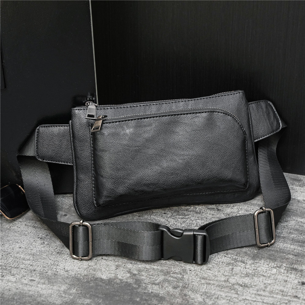 Umhängetasche für Herren, lässige Mode, hochwertige Brusttasche, große Kapazität, trendige Einzelschulter-Herrentasche_voghion.com