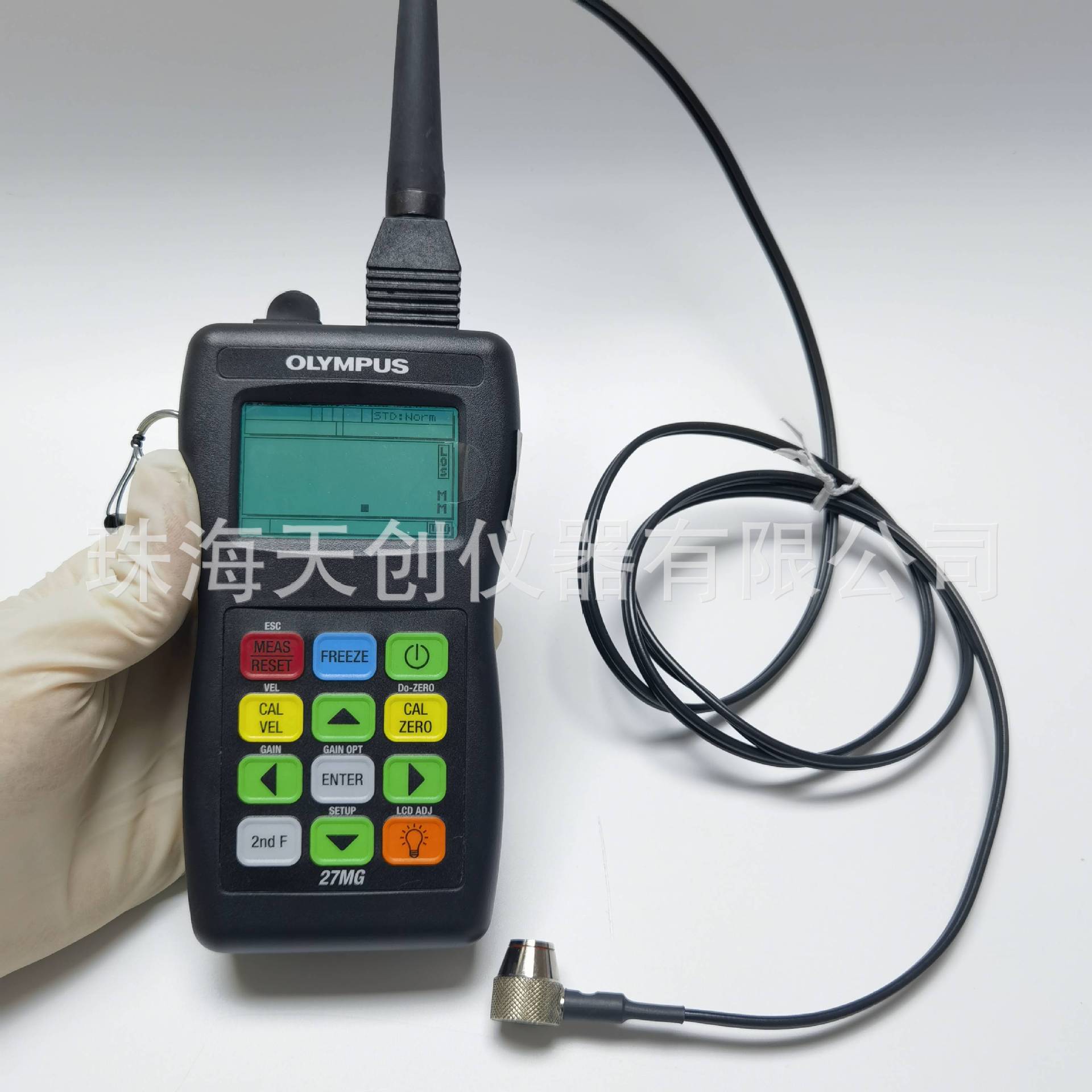 奥林巴斯27MG超声波测厚仪 金属钢板铸件管道测厚仪可配D799探头