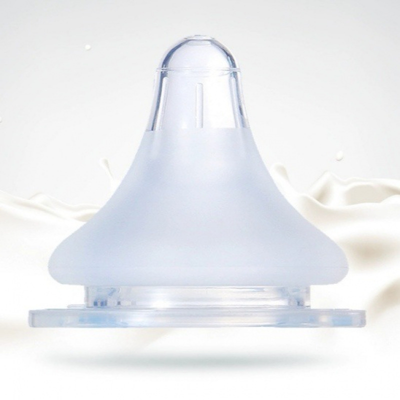 Manufacturer's New Wide Diameter Bottle Nipple Baby Super Soft Frosted Silicone Nipple Wide Diameter Frosted Nipple Wholesale
