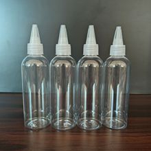 现货批发100ml塑料瓶尖嘴瓶小口瓶彩色透明塑料油瓶100毫升水剂瓶