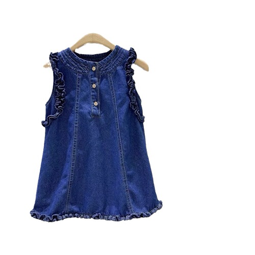 Ladies' summer dress  new children's skirt little girl stylish princess dress baby sleeveless dress children's clothing