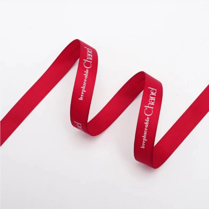 Chanel estilo inglés costilla cinta flores regalo cinta DIY regalo decoración cinta pastel embalaje cinta ramo cinta