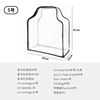 LV bag anti -dust bag transparent moisture -proof mildew -resistant bag matte frosted bottom PVC luxury bag storage