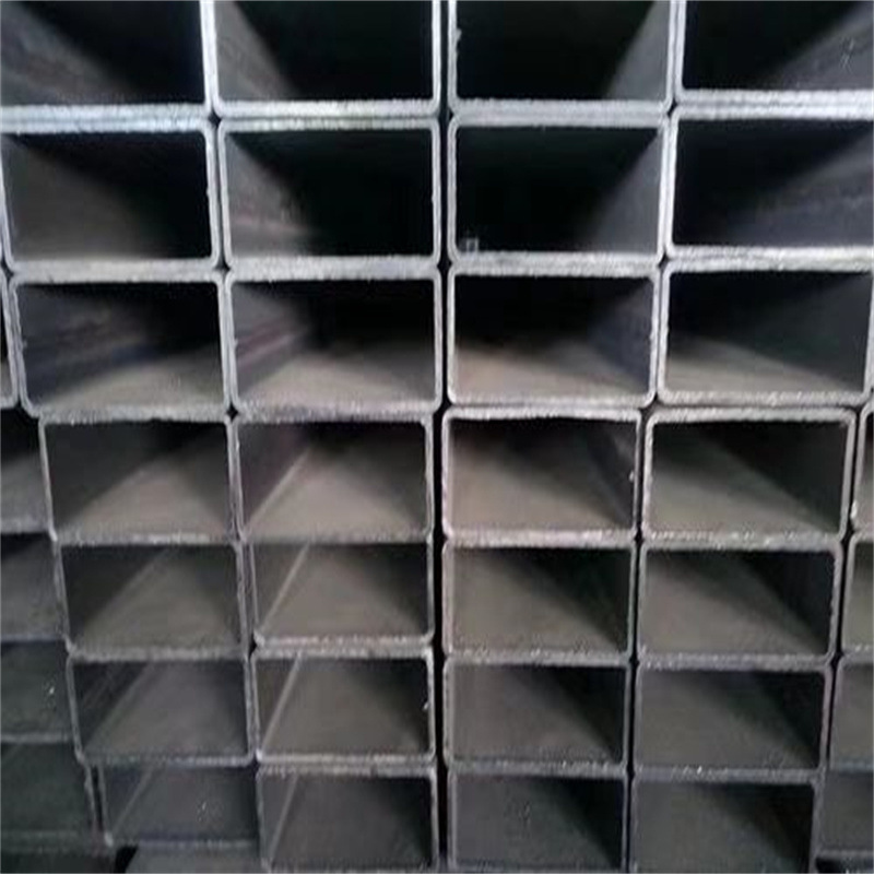 四川黑矩管价格Q235B黑方通薄壁方钢Q355大口径方矩形管 幕墙支架