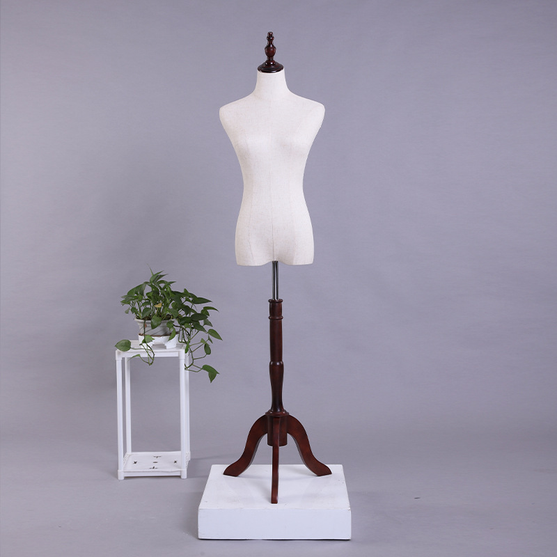 Maniquí Femenino de Medio Cuerpo Madera para Tienda de Ropa image 7