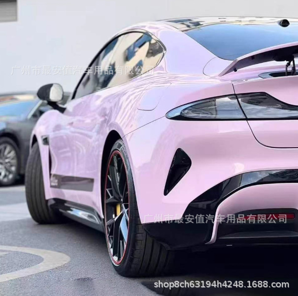 Pet Marble Light Purple Car Color Changing Film Car Body Film Paint Color Changing Whole Car Modification Film Decorative Purple Film