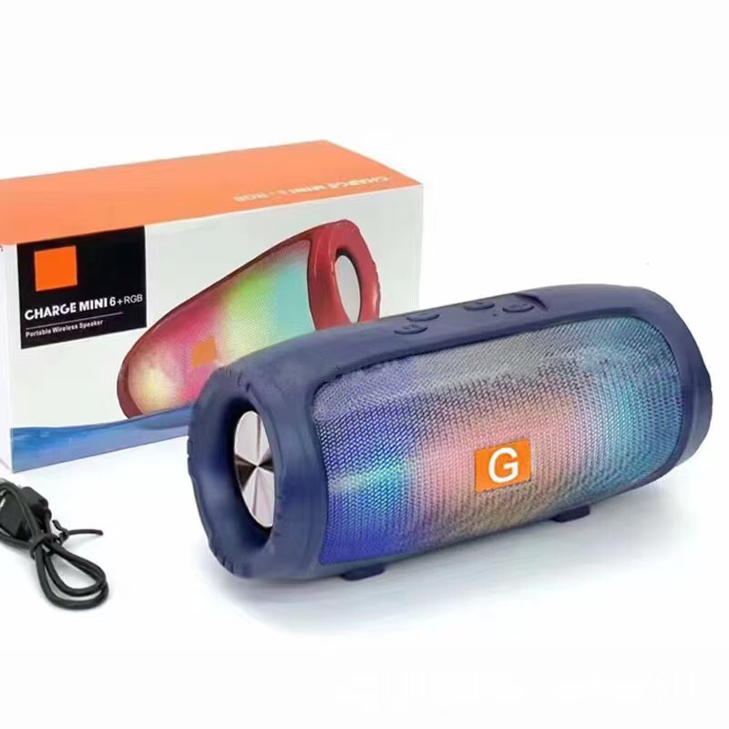 新しいbluetoothスピーカー無線サブウーファ屋外大音量ミニ小型音響家庭用カラーランプ携帯型音響|undefined
