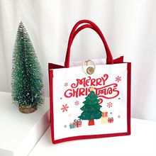 圣诞节礼物包装袋子小手提布包圣诞老人卡通时尚感新款现货手提袋