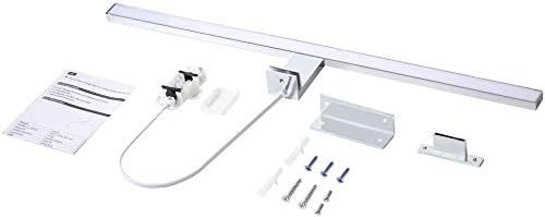 LED espejo luz delantera agujero-libre clip espejo luz abierta-montado gabinete mural cuarto de baño tocador espejo gabinete maquillaje Luz