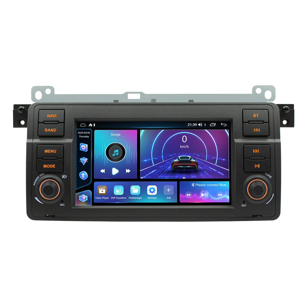 Aplicable a 98 - 06 BMW E46 Fang Yitong carplay inalámbrico Android GPS de navegación todo en uno