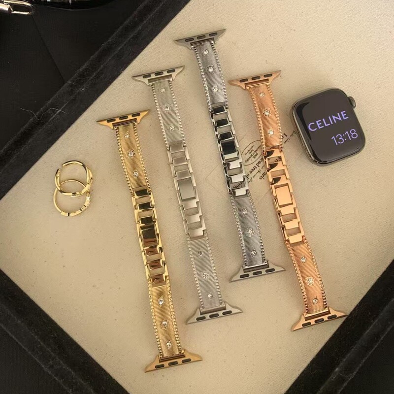 Starburst Candy Bean Metal Watch Band Suitable for Apple Iwatch23456789S1011 Watch Wristband Apple Watch Band