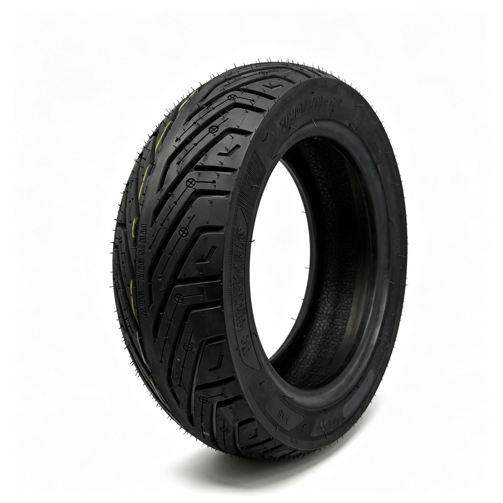 Electric vehicle tire 120/70-10 steel wire semi-hot-melt anti-slip wear-resistant thickened eight-layer steel wire tire wholesale
