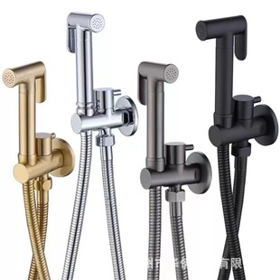 Cross-border Brass Body Toilet Spray Gun Faucet Washer Nozzle Companion Toilet High Pressure Flush Washer