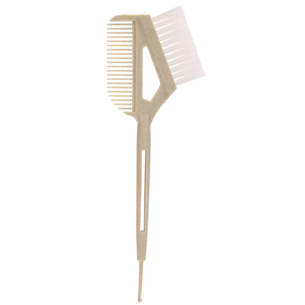 Set de herramientas de teñido de cabello de paja de trigo, cuenco de teñido de cabello doméstico, cepillo de teñido de cabello blando, agitador de cabello, peine de aceite, artefacto de teñido de cabello