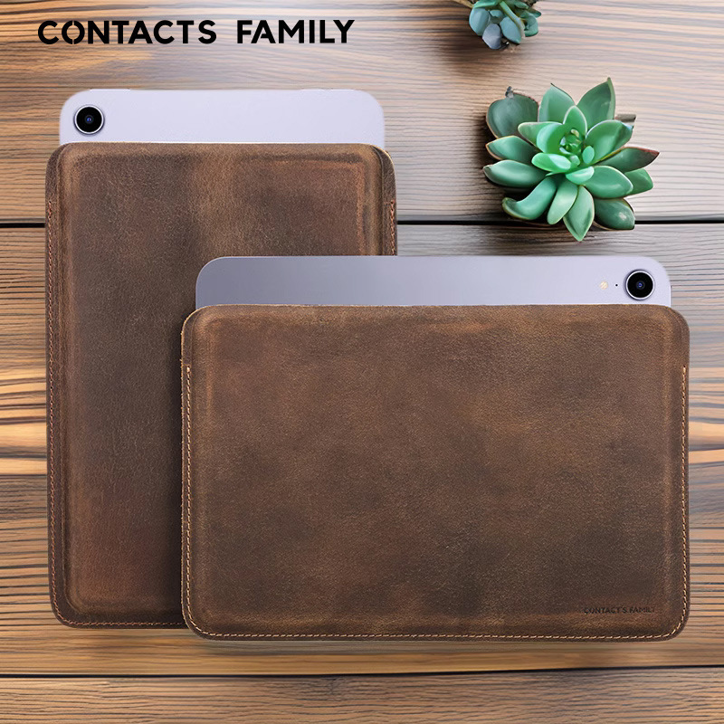 For the new iPadmini6 protective case crazy horse leather 7.9/ 8.3 inch simple mini flat leather in stock For the new iPadmini6 protective case crazy horse leather 7.9/ 8.3 inch simple mini flat leather in stock