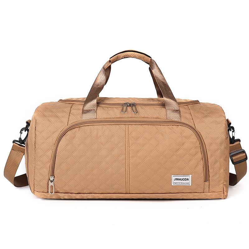 Bolsa de viaje de separación seca y húmeda de color sólido de gran capacidad, bolsa de viaje al aire libre, bolsa de equipaje de almacenamiento de ocio de todo fósforo al por mayor