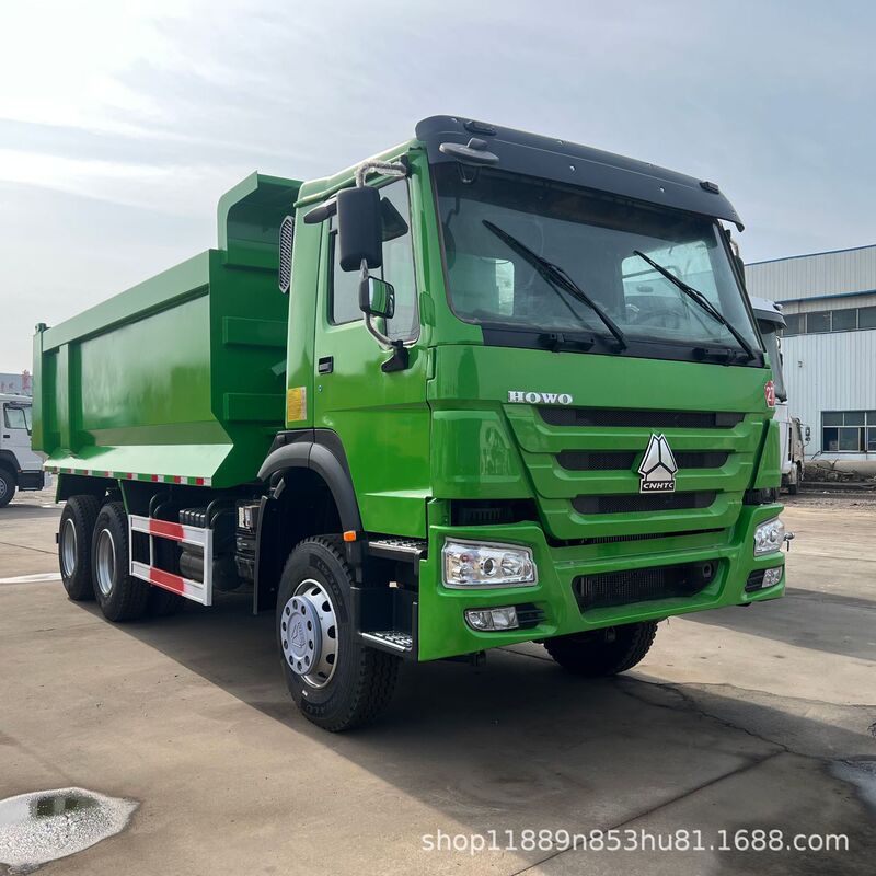 Selling Sinotruk Howo Rear-Wheel Dump Truck Howo 375 Horsepower Dock Cargo Truck Right-Hand Drive Cab Dump Truck