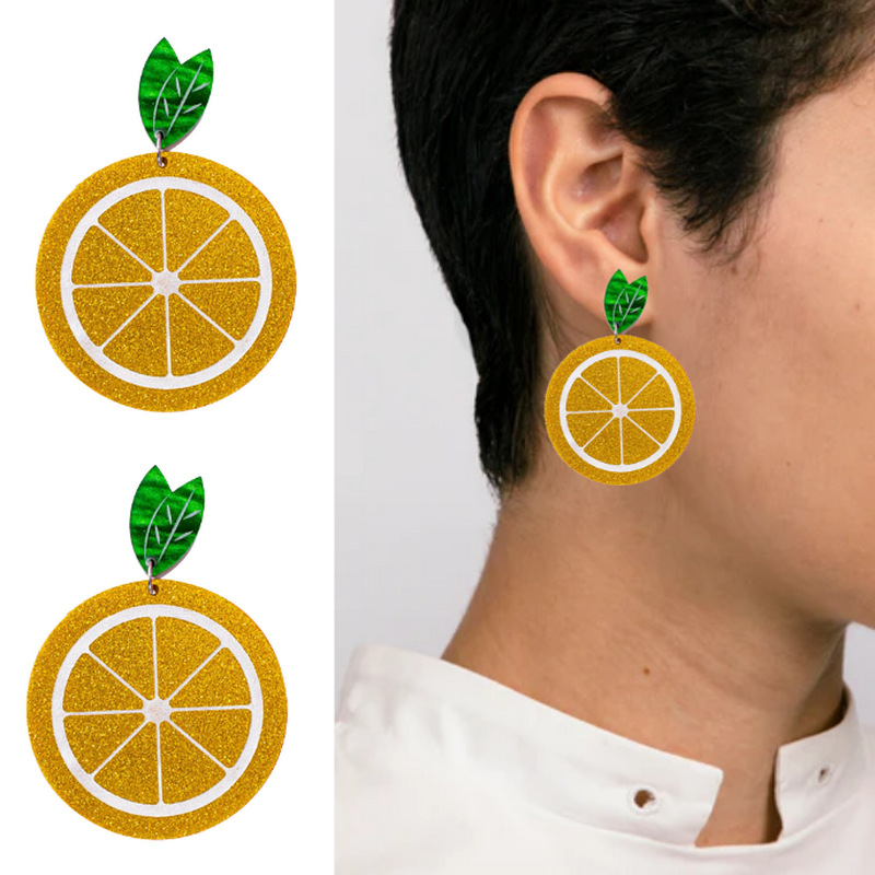 Cute Fruit Arylic Women's Drop Earrings display picture 5
