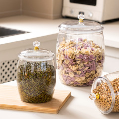 プラスチックシール缶シールキッチン収纳透明家庭用大容量ダスト整理食品グレードの神器缶