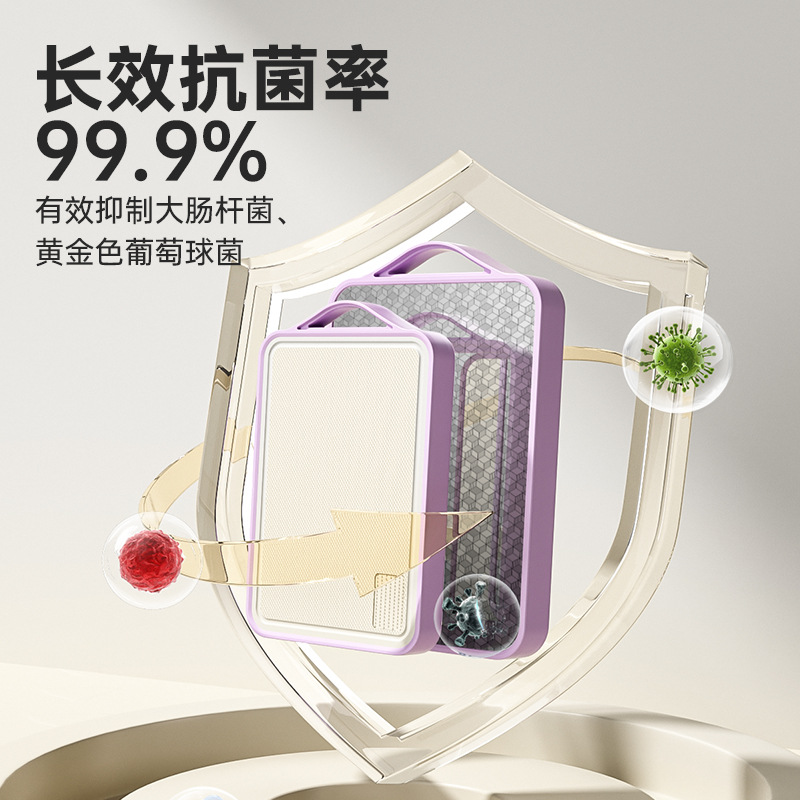 Tablero de acero inoxidable de doble cara antibacteriano antifungal tablero de cocina tablero de cocina tablero de frutas antifungal multifunción