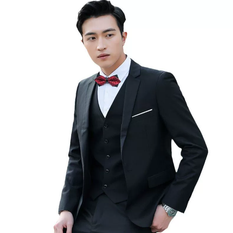 钱红 Brother, set, winter suit, vest, trousers, 3 piece set