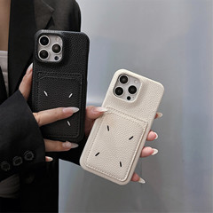 アップル16proamx携帯ケース刺繍潮牌iphone15 pro転倒防止カバーシンプル15p保護カバー