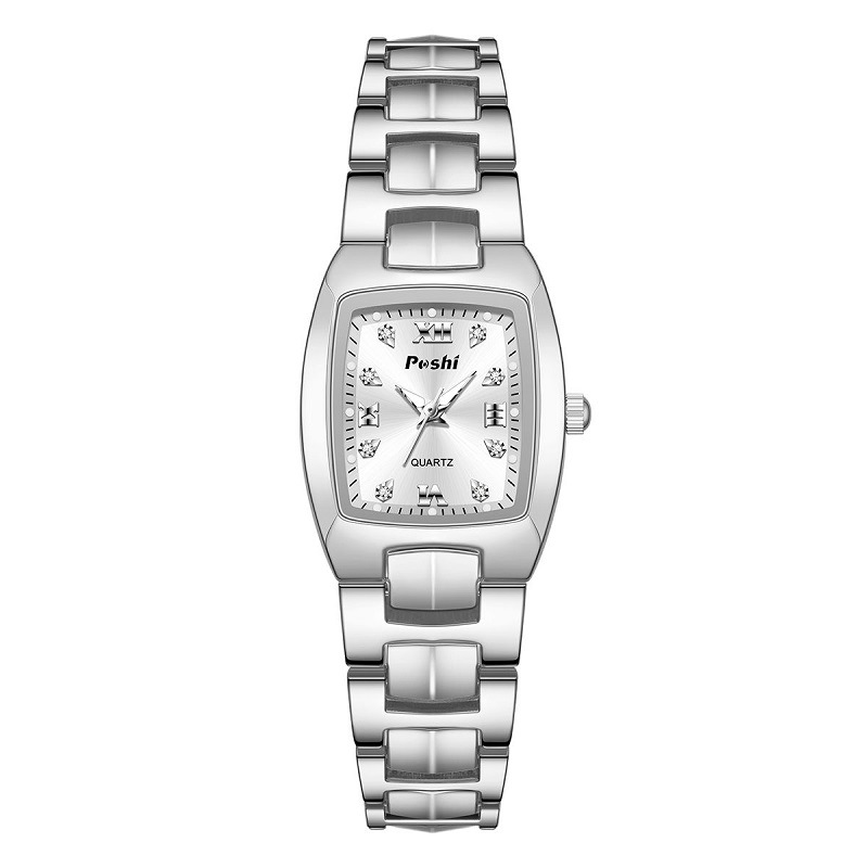 Tendencias de moda para damas relojes impermeables, personalidad, temperamento simple, relojes de cuarzo, cinturones de acero, relojes para damas, relojes de celebridades de Internet para mujeres