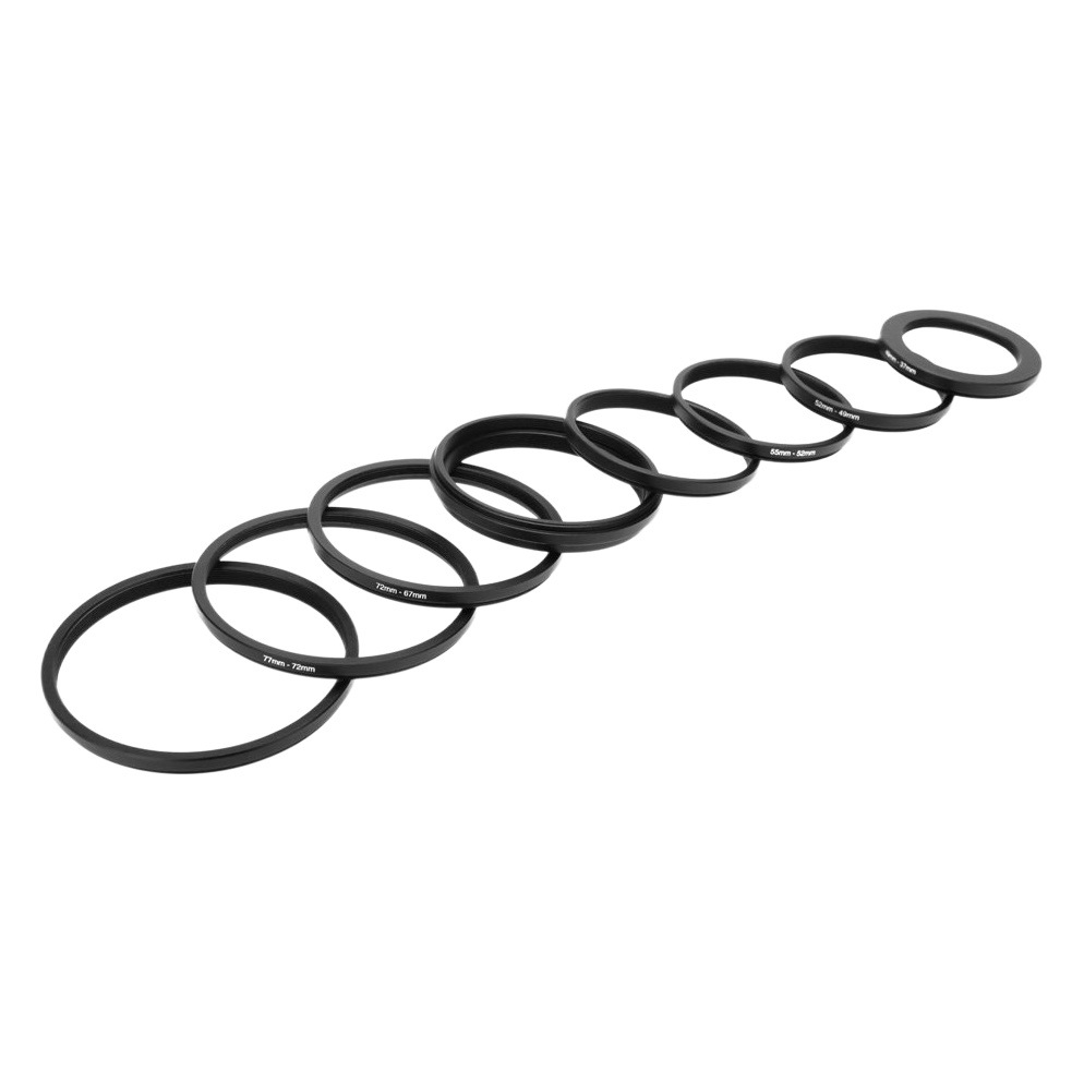 Todo-metal filtro adaptador de lente anillo pequeño giro gran giro pequeño 37-82 82-37 anillo secuencial anillo inverso