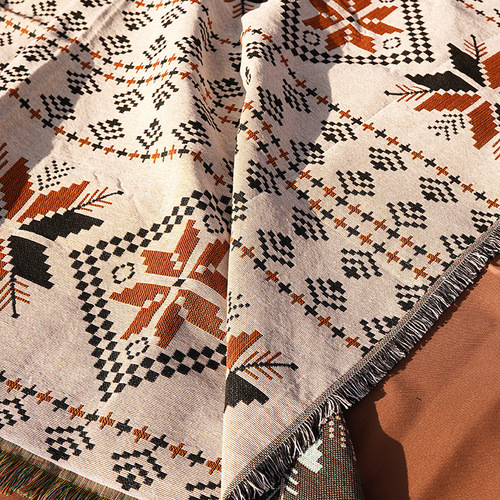 Picnic mat moisture-proof mat thickened bohemian floor mat tent outdoor camping blanket picnic mat blanket