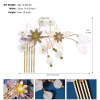 Hair accessory, resin suitable for photo sessions, suhe traditional wedding dress from pearl for bride, cheongsam, new collection, flowered, simple and elegant design