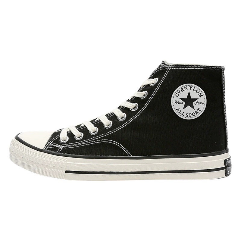 Парусиновая обувь 1970-х годов для мужчин Daifa с высоким верхом, яркая масляная ретро-универсальная Студенческая Тканевая обувь в Корейском стиле, модная обувь для мужчин