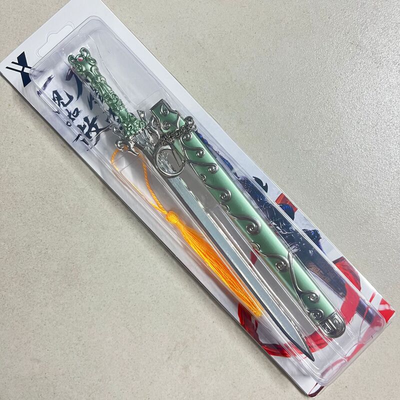 ダークゾーンブレイクアウト明刺繍春鞘 22.3cm 百連戦術剣モデル合金おもちゃ金属ペンダント|undefined