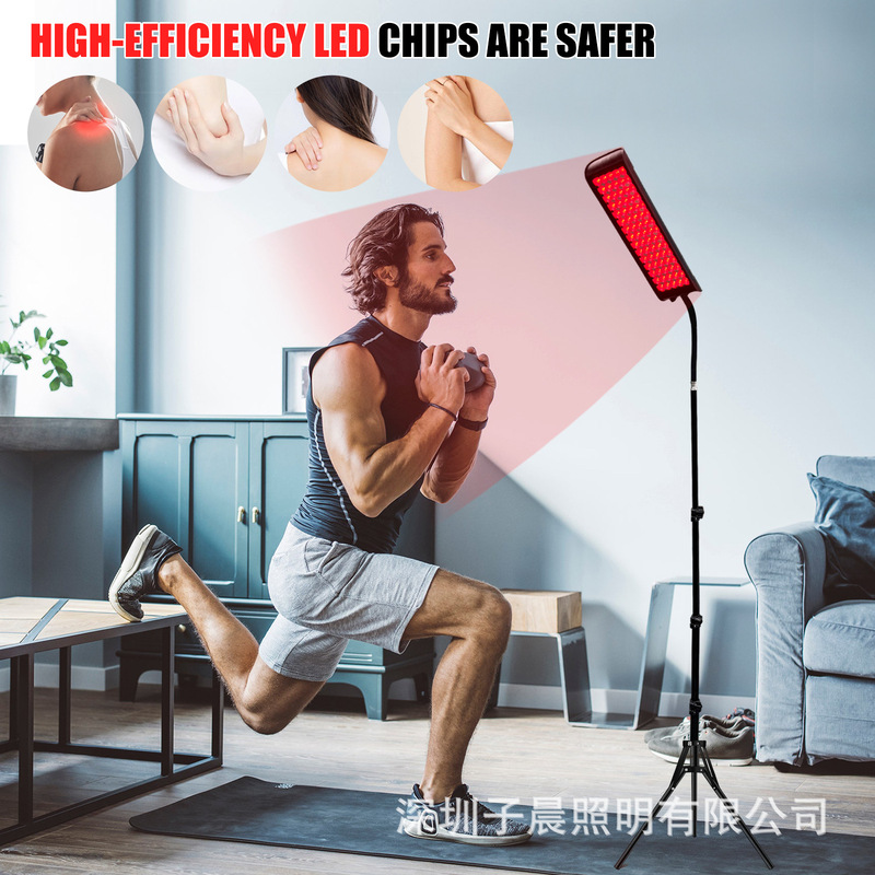 深圳工厂供应跨境电商led红光灯 红光红外灯 红外线灯 支架红光灯|undefined