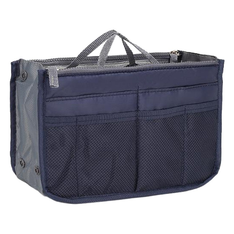 24 nuevo estilo coreano doble cremallera bolsa de algodón de seda bolsa media bolsa de almacenamiento bolsa de cosméticos bolsa de 16 colores bolsa de lavado bolsa de forro