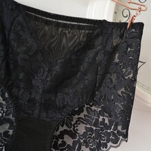 S302长期供货 网纱蕾丝女士中高腰三角内裤有大码多色