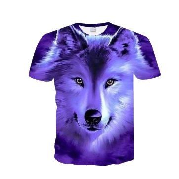 ebay Amazon round neck short sleeve men's spring/summer World Cup men's and women's T-shirt factory direct 3D digital printing short sleeve