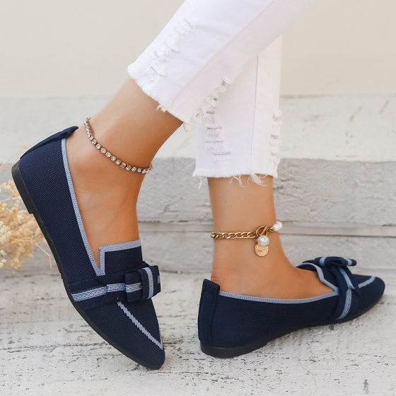 Foreign trade 2024 summer new hot hit leisure comfortable beautiful bow popular elements plus size direct sales