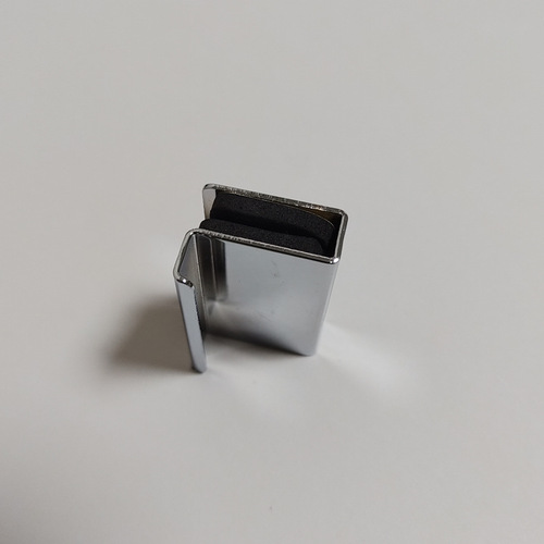Glass cabinet door handle door clip with adhesive backing Acrylic door handle iron glass door clip
