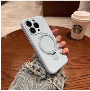 Funda magnética de silicona líquida de color sólido simple, adecuada para iPhone 17 Pro Max, iPhone 13, iPhone 14, funda suave para teléfono Apple 15.