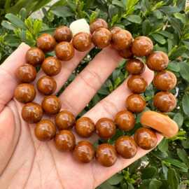 紫金鼠菩提双圈手串雕刻醒狮跑环手持念珠男女佛珠文玩盘玩手链