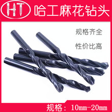 哈量/哈尔滨/哈工麻花钻头钻咀HSS高速钢黑色直柄钻嘴黑钻10-20mm