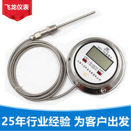 数显双金属温度计WST-102非压力式温度计表盘100mm径向轴向可选