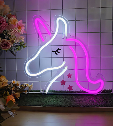 벽걸이 네온사인-유니콘