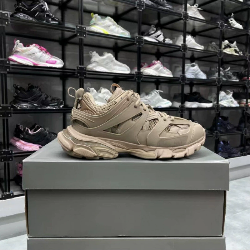 Кроссовки Putian Chunyuan Paris 3.0 Daddy Shoes Track Outdoor Retro с толстой подошвой, светодиодные мужские и женские туфли для пары