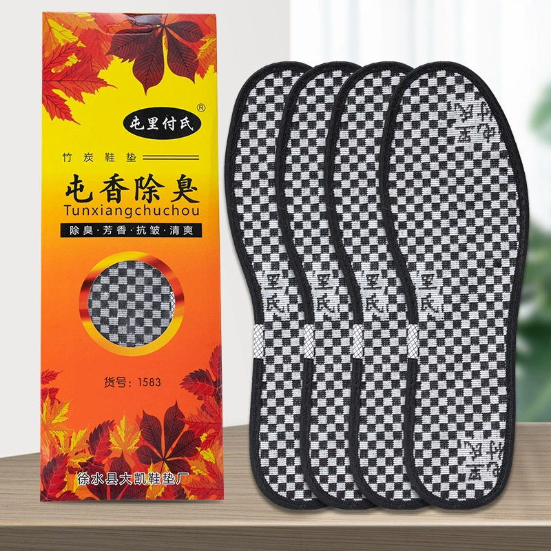 Оригинальные товары Стельки Tunli Fu's Дезодорант Аромат Shangchao Мужские дышащие впитывающие Пот Женские дезодоранты для ног Стельки с бамбуковым углем