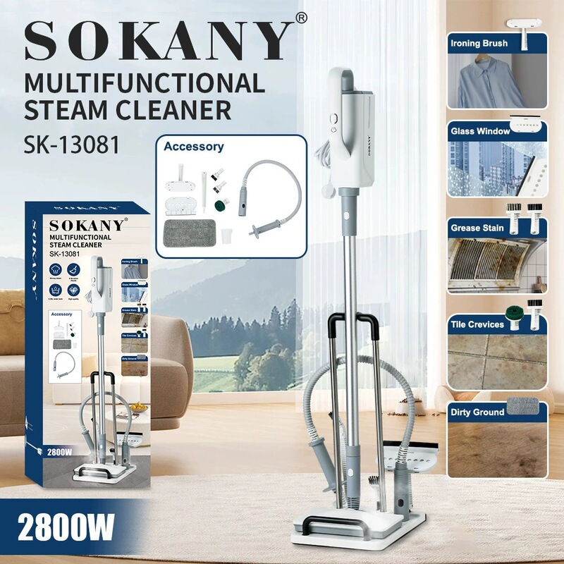 Steam Cleaner Household Garment Ironing Machine Window Floor Range Hood High Temperature Cleaning Machine Steamer Cleaner