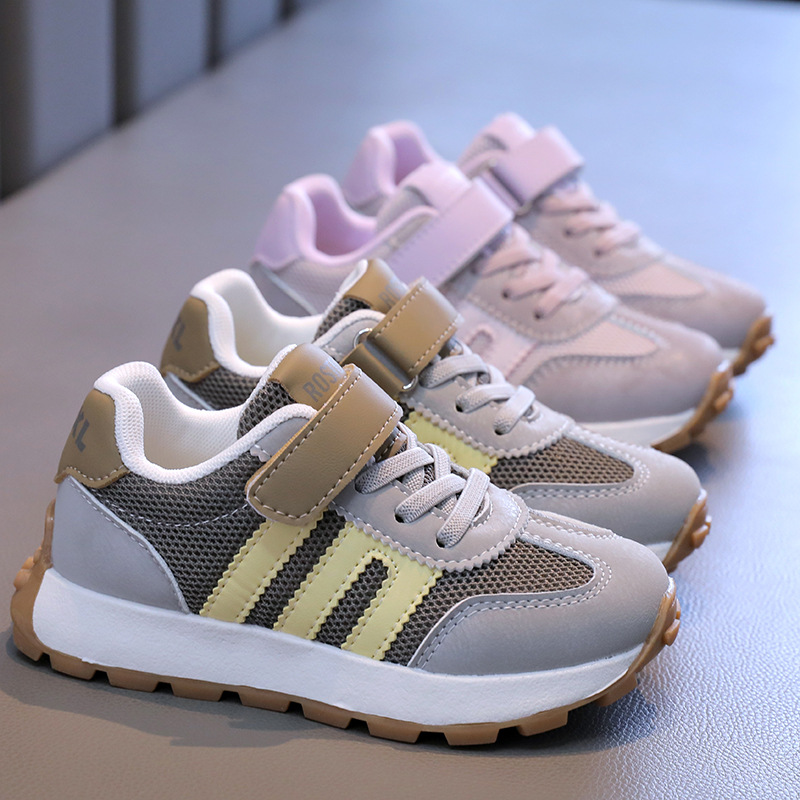 Waffelschuhe für Mädchen 2024 Frühling und Herbst Neue leichte Laufschuhe für Kinder Zurück zur Schule Trendige Freizeitschuhe für Kinder Forrest Gump Shoes_voghion.com