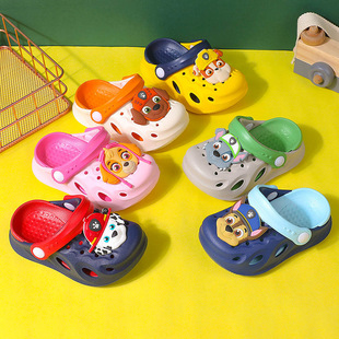 2021 Paw Patrol Summer New Children's Croc Shoes Men's and Women's Baby Baotou Beach Shoes Sandals and Slippers Cartoon Wholesale