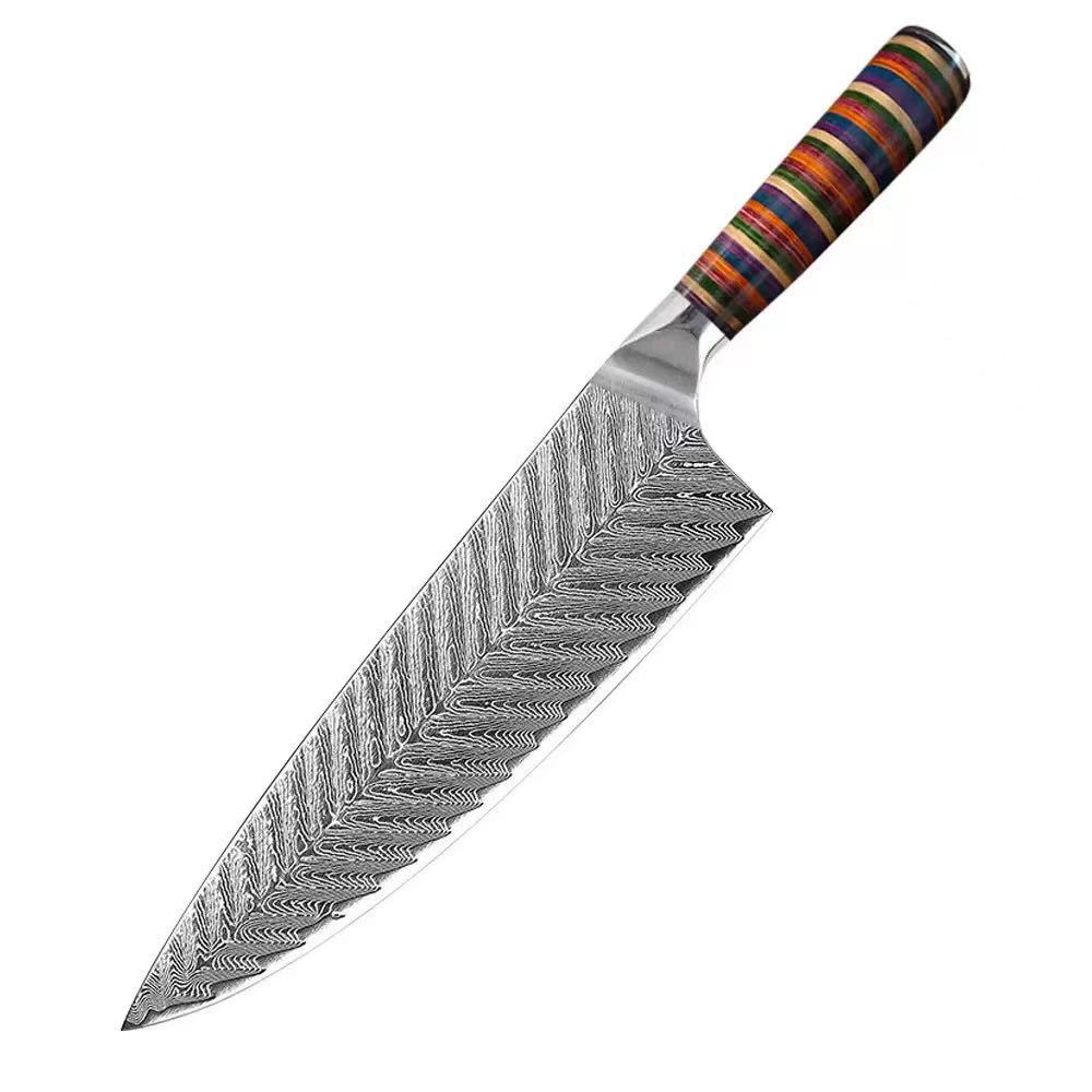 컬러 로프 셰프 나이프